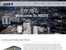 Tablet Screenshot of neev.ir